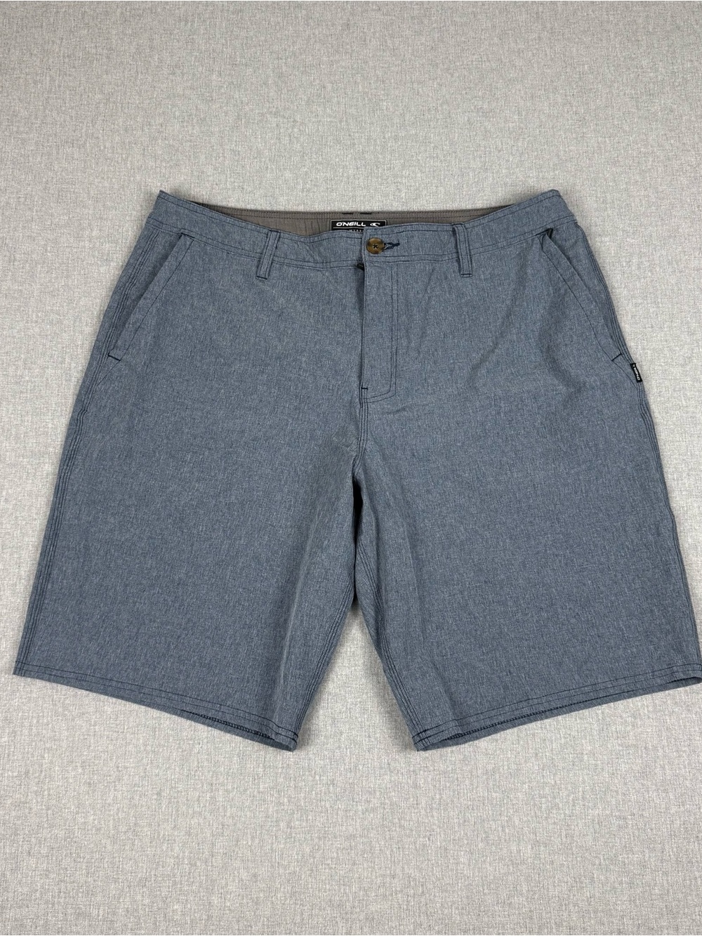 O'Neill Reserve Heather Hybrid Shorts Men's 38 Gray Stretch Performance